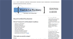Desktop Screenshot of fdlpsychiatry.com